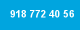 918 772 40 56 918 772 40 56